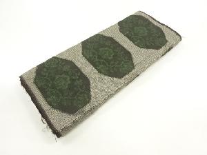 アンティーク　本場村山泥大島紬花更紗模様織出し着物洗い張り